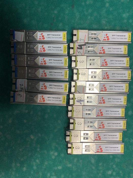 Гігабітні SFP гуртова знижка на модулі  SFP SC 1310-1550 1.25G  3км