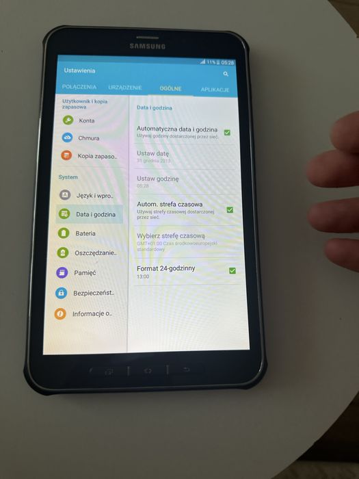 Samsung galaxy Tab Active 16 gb black/green ideał