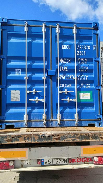 Nowy kontener morski 6 metrowy, 20 Dry Van, One Way – NEW - PK