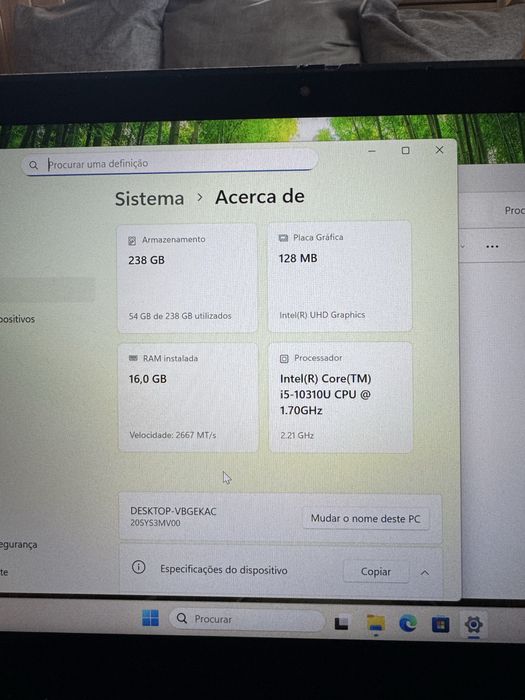 PC Lenovo Thinkpad X13 Yoga Portátil
