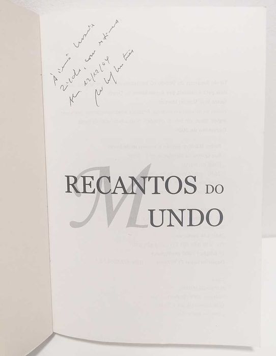 Recantos do Mundo, de José Manuel Martins