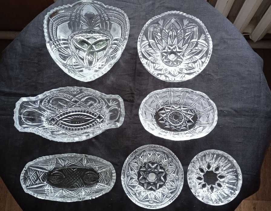 Хрустальные ладьи / конфетницы / салатники СССР