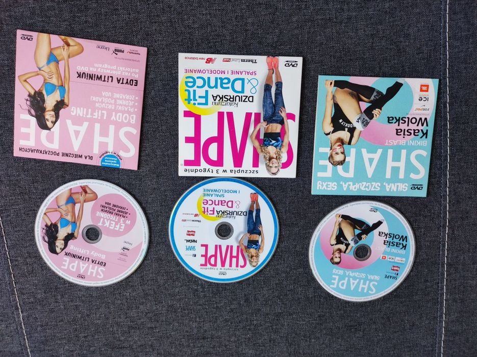 Zestaw 6 płyt z ćwiczeniami