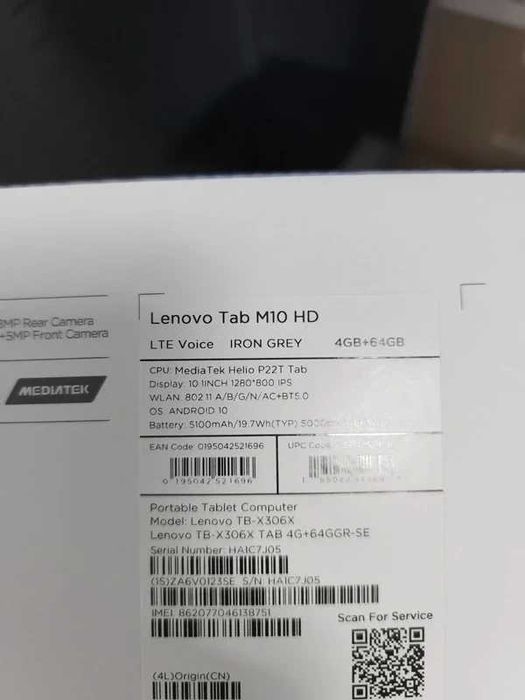 Tablet LenovoM10HD