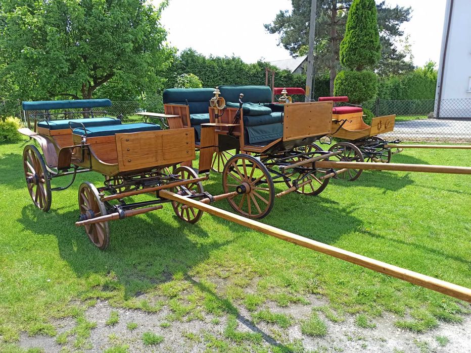 Bryczka konna 6-osobowa 1910r.