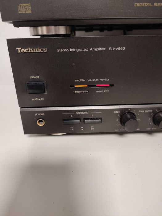 Wieża Technics wzmacniacz SU-V560, SL-PG440, ST-G470