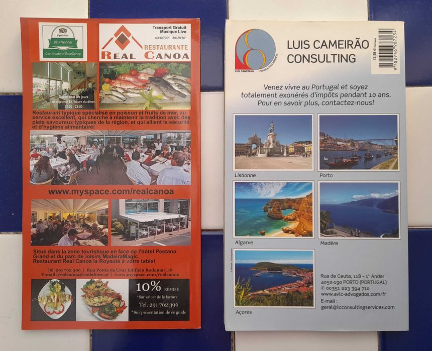 2 Guias de Viagem "Madeira", em Francês (2 Guides de Voyage "Madère")