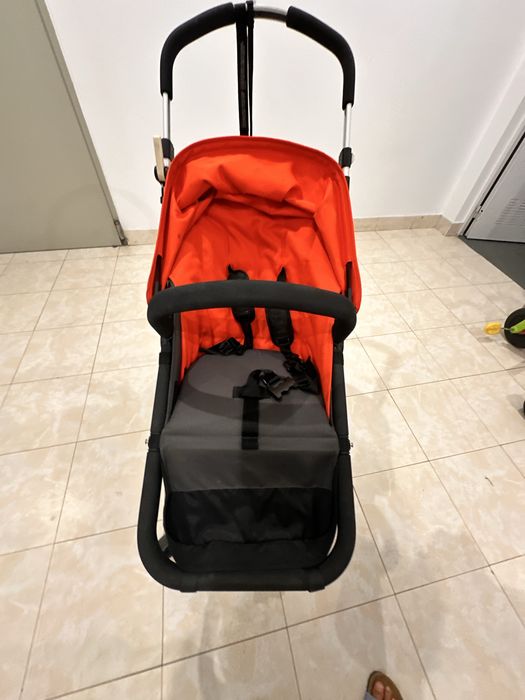 Carrinho Bébé Bugaboo cameleon 3 +berço + patim +capa de chuva