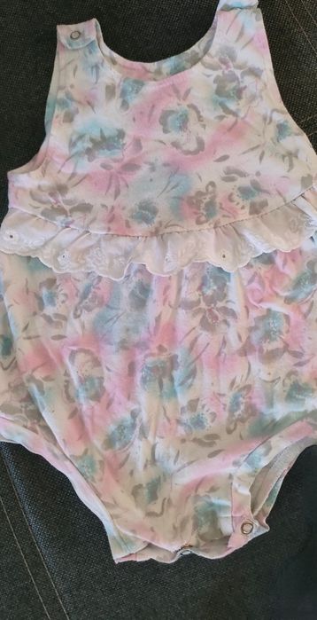 Letnie ubranka dla dziewczynki r. 74-80