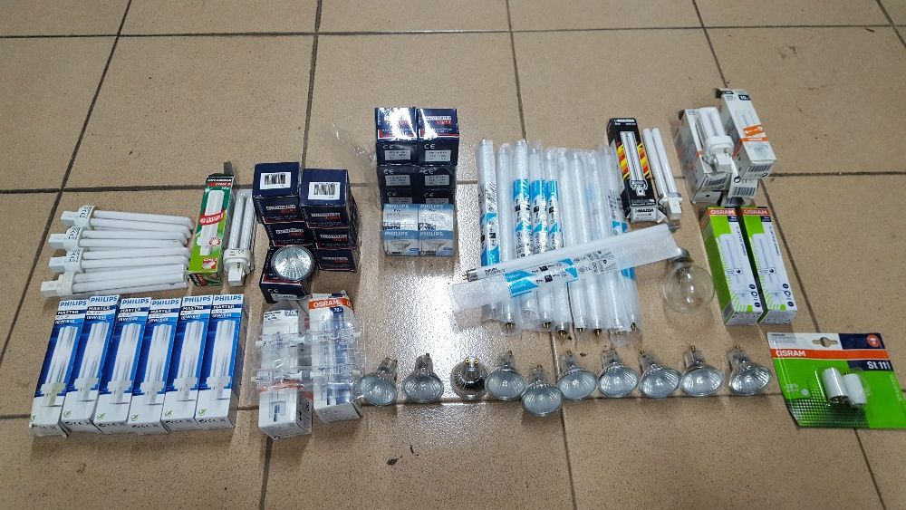 Kit lâmpadas de diversos tipos - Tudo a funcionar