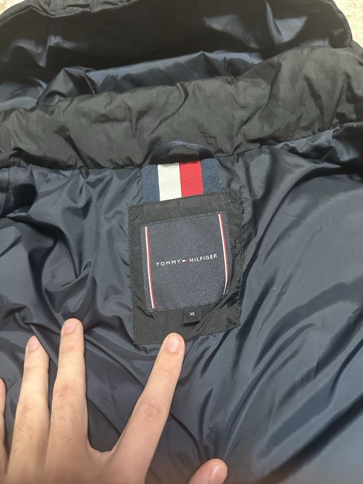 Пуховик длинный Tommy Hilfiger ОРИГИНАЛ XL ИДЕАЛ
