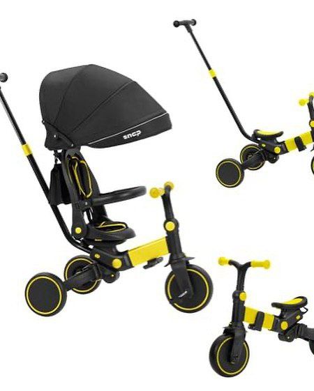 Велосипед коляска велобіг 3 в 1 Батьківська ручка Складається беговел