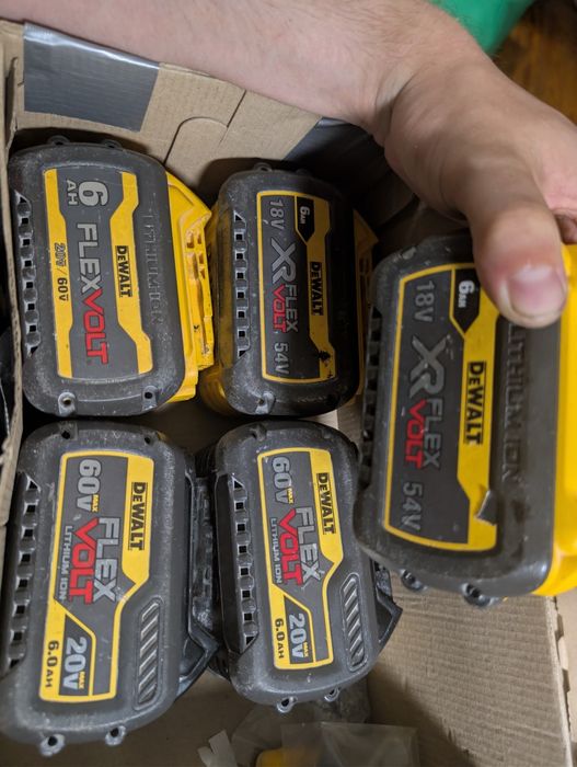 Ремонт / Перепаковка / Восстановление. Dewalt, 18v(20v) flexvolt (54v/60v), powerstack, powerpack и других брендов. Продажа / покупка запчастей