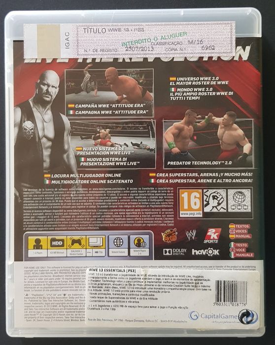 Jogo WWE 13 [PS3]