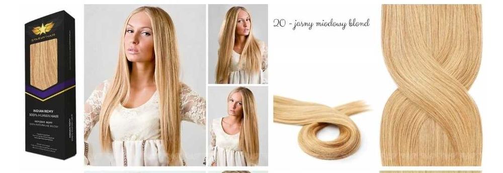 Włosy doczepiane clip in Star My Hair 50-55 cm