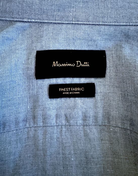 Camisa Massimo Dutti, Denim, Como Novo