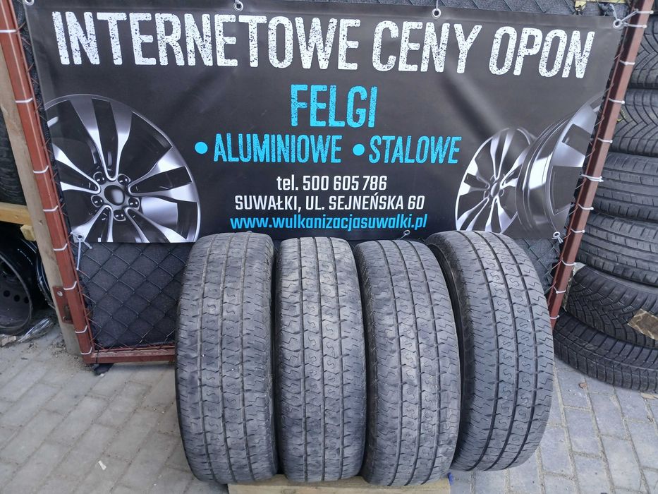 4x używane opony letnie 225/65 R16C Matador Gwarancja Montaż