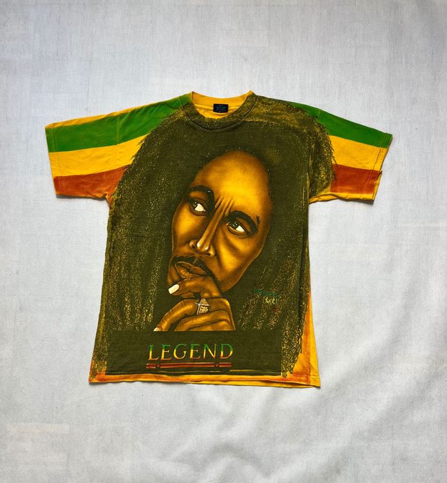 Koszulka Bob Marley 1994 Legend Jamaica Vintage 90’s Full Print