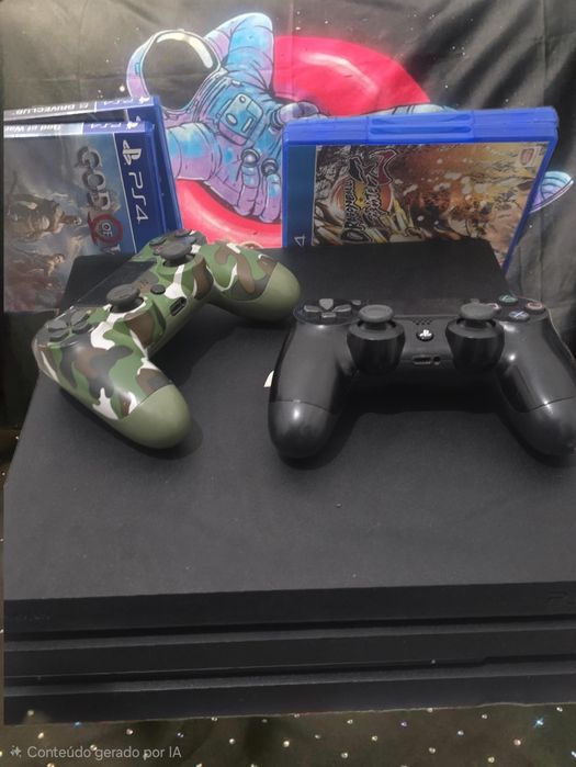 Playstation 4 pro troco em bicicleta também