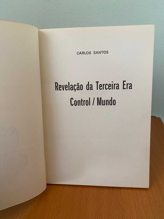 Revelação da Terceira Era Control/Mundo - Carlos Santos