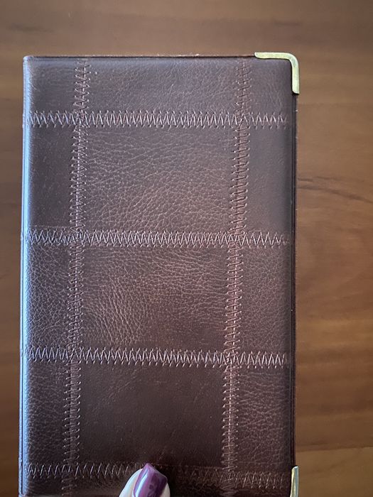 Блокнот зі шкіряною обкладинкою