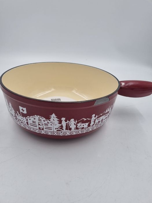 Żeliwne naczynie do fondue 24 cm, Kuhn Timon 32273
