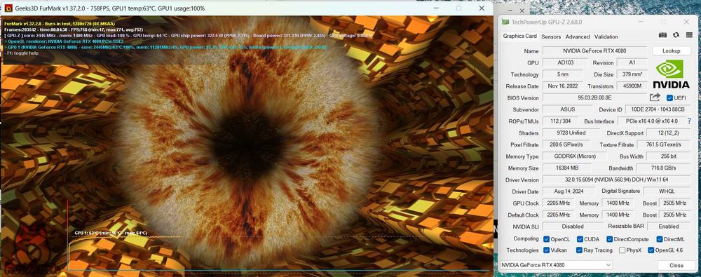 ігрова відеокарта ТОП версія RTX4080 16GB ASUS TUF Gaming. Trade-IN