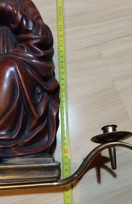 Nossa Senhora e Menino Jesus em madeira da Achatit