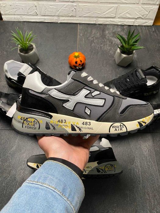 Кросівки PREMIATA Grey White 45 (28.5 см) / 43 (27.5 см)