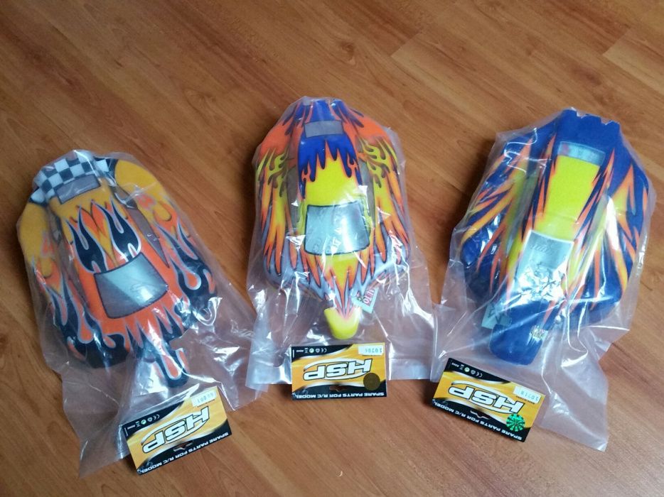Carroçarias capas bodys RC modelismo vários modelos HSP Wltoys