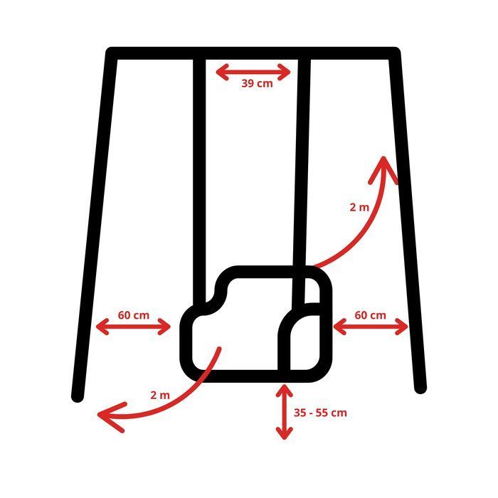 Huśtawka Welurowa Miś - Pudrowy Róż