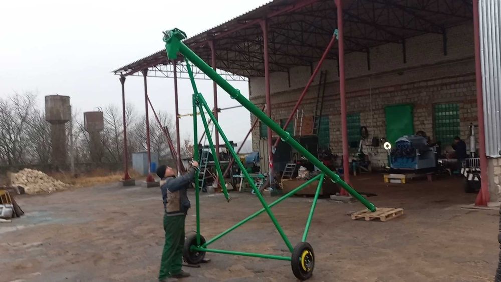 Зернопогрузчик, шнековий навантажувач, шнек для зерна