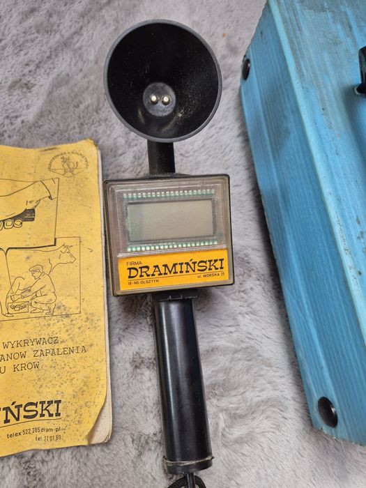 Elektroniczny wykrywacz Dramiński do wymion , mastitis