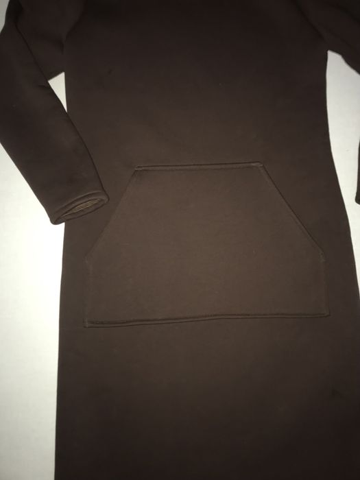 Женское очень теплое платье-худи на флисе, 48/50 р