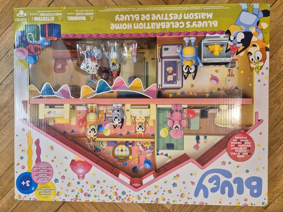 Bluey Dom Rodziny Celebration DUŻY NOWY