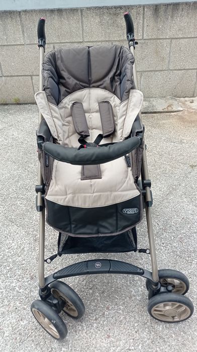 Carrinho de bebé - Trio Bébécar Vogue castanho