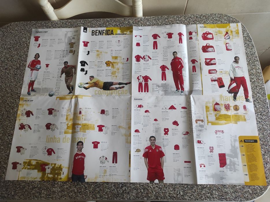 Poster do BENFICA Ano 1904/2004