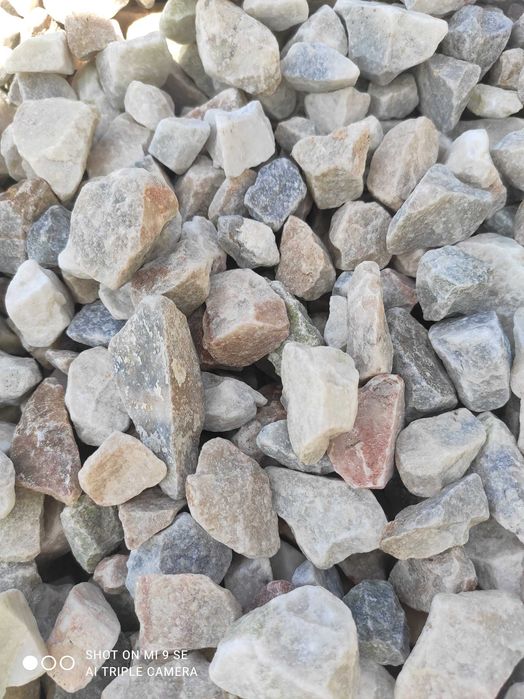 Grys pastelowy, multikolor, żwir, kamień ogrodowy