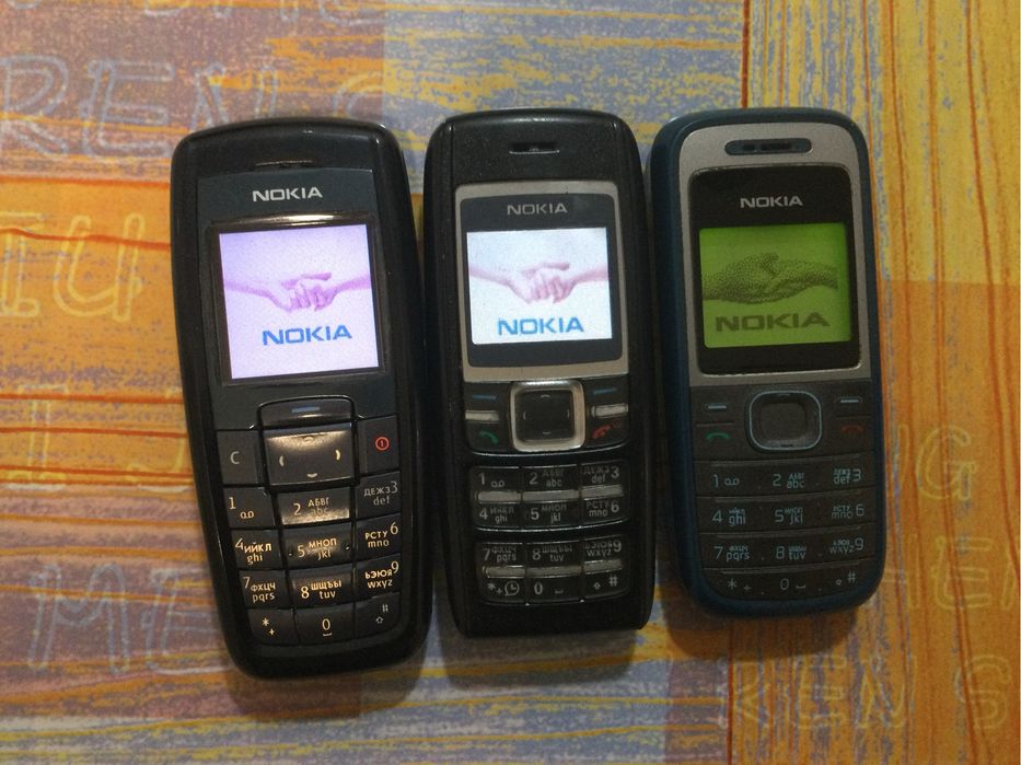 Нокия 1100,1200,1600,2600.