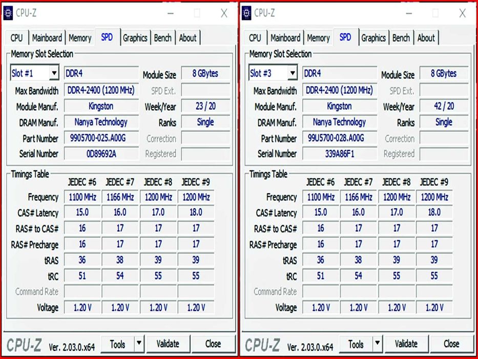 DDR4 16GB KingSton 2400