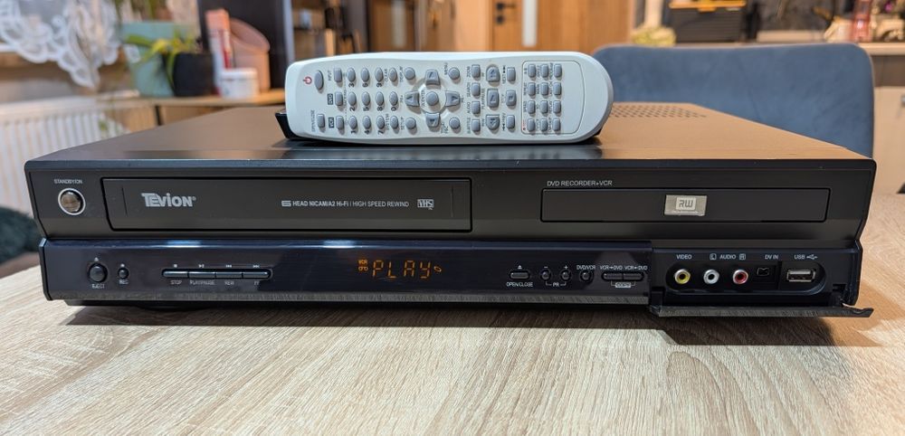 TEVION MD81664 #Nagrywarka DVD VHS #6HD #HDMI #USB #DV #PL Menu #DivX