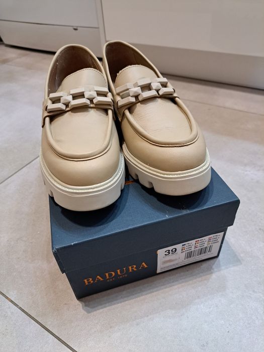 Półbuty skórzane Badura
