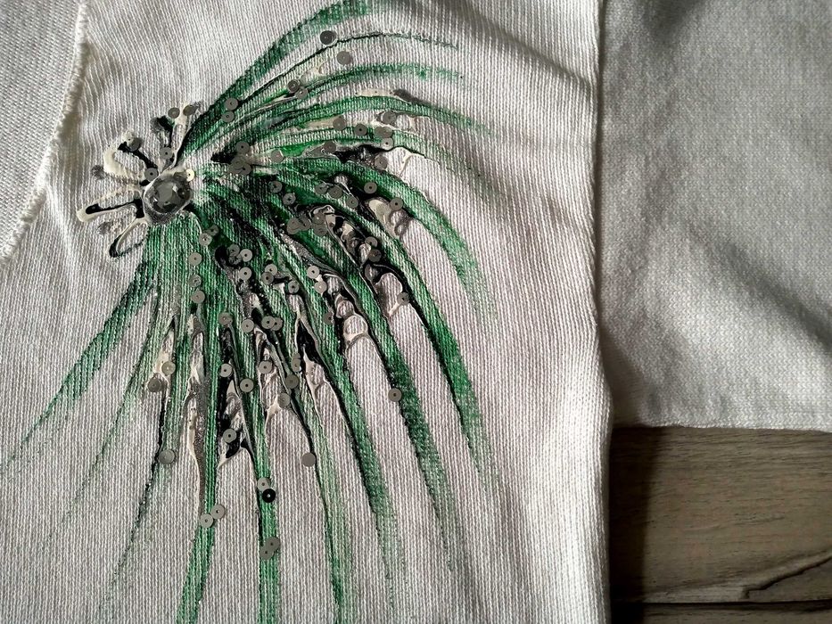 Bawełniany sweter vintage