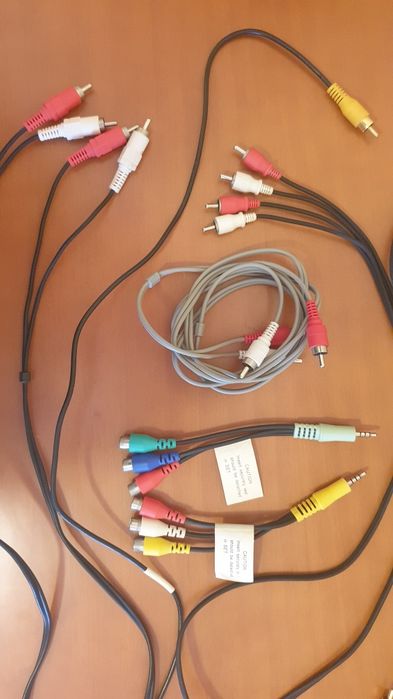 Cabos  RCA Diversos + Cabos Jack