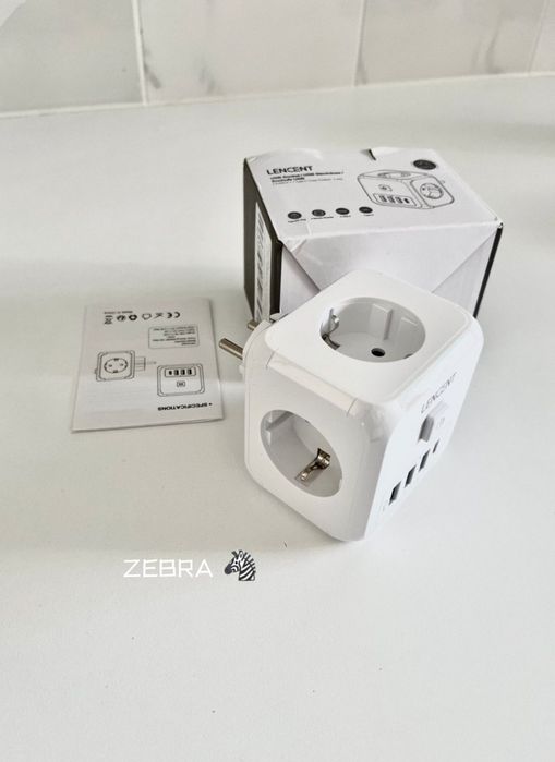 Lencent сетевой фильтр тройник двойник для розетки usb QS адаптер: 323 ...