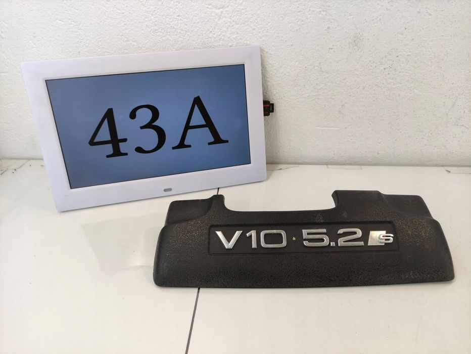 audi a8 d3 osłona górna silnika 07l103925a