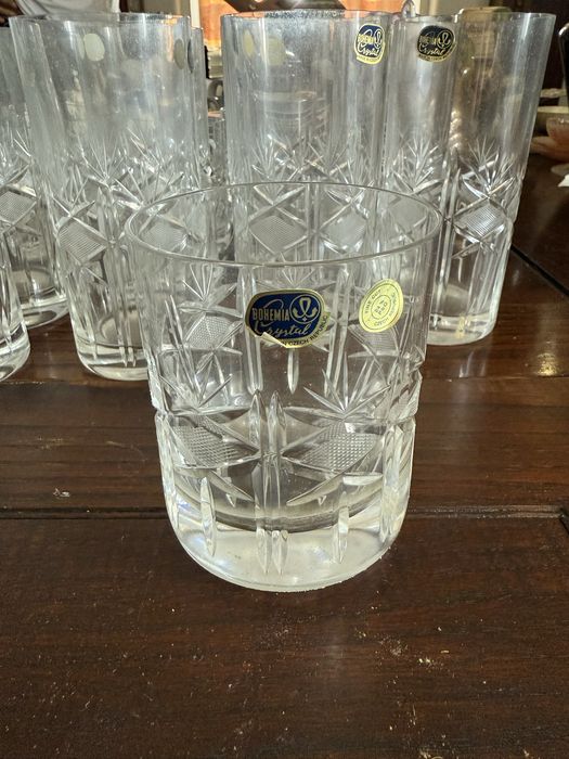 copos de cristal Bohemia - Nunca usados