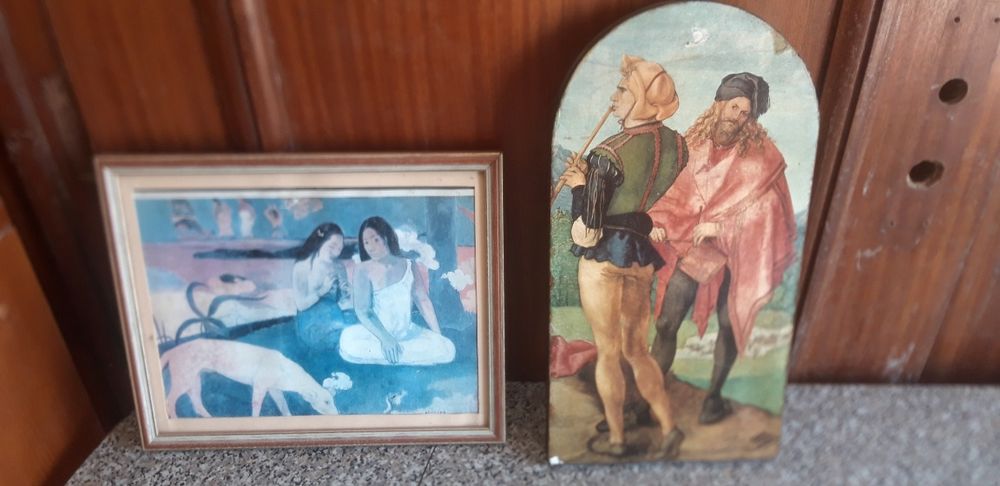 Conjunto de 2 Quadros Pequenos Decorativos