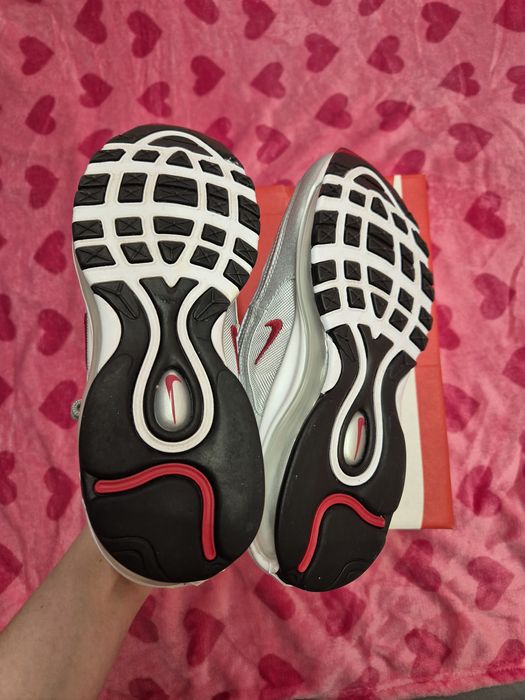 Buty sportowe Nike Air Max 97 srebne silver