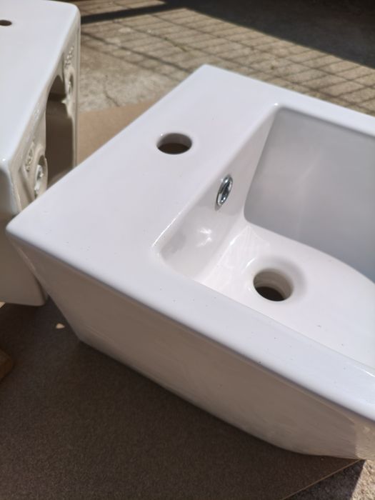 Conjunto de sanita e bidé suspensos sanindusa urby